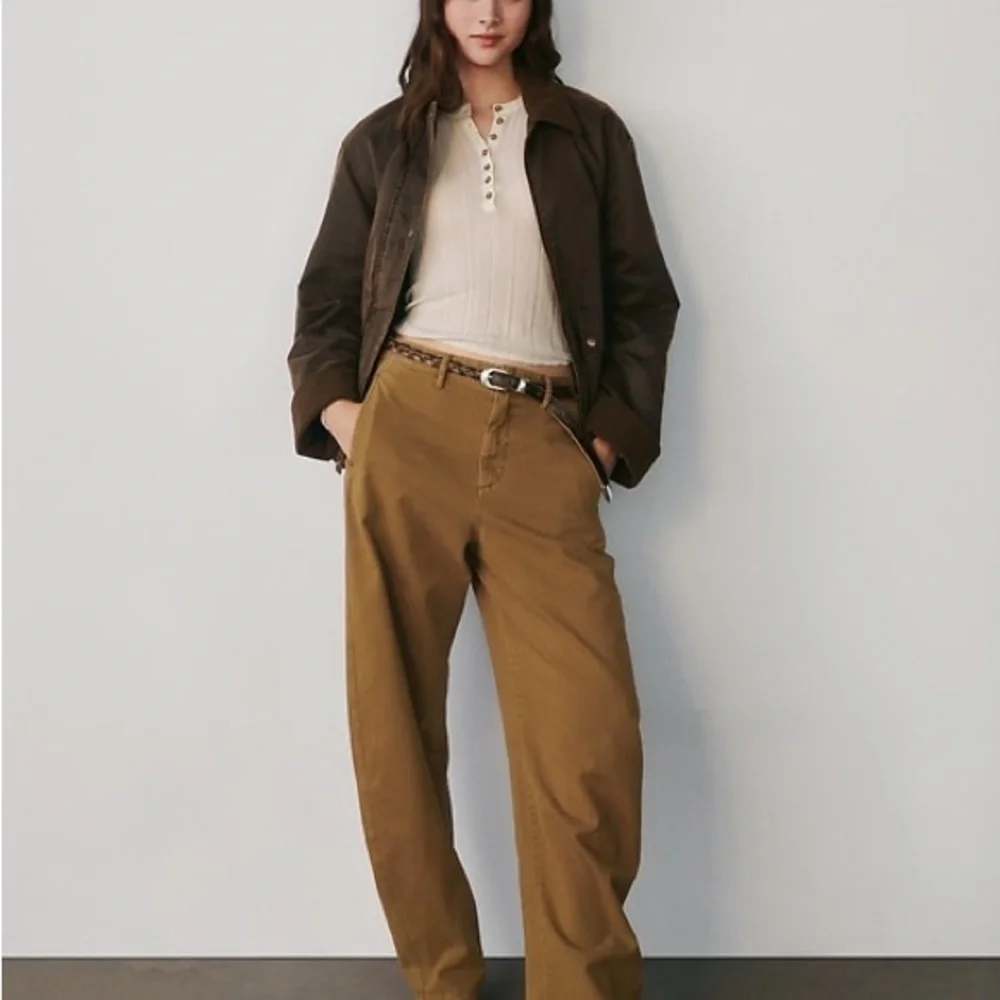 Sheer Rib Henley Sweater - Picture 2 of 8